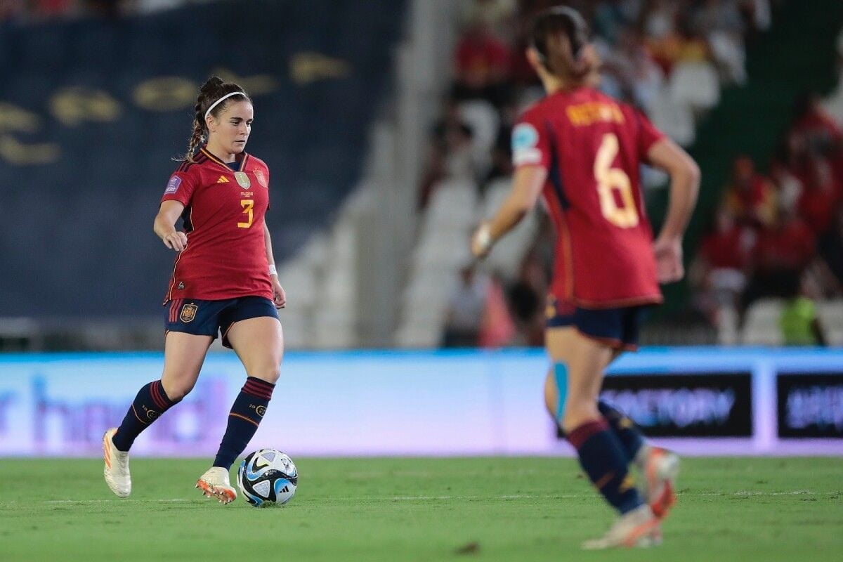 Tere Abelleira, en el partido de la Nations League entre España y Suiza