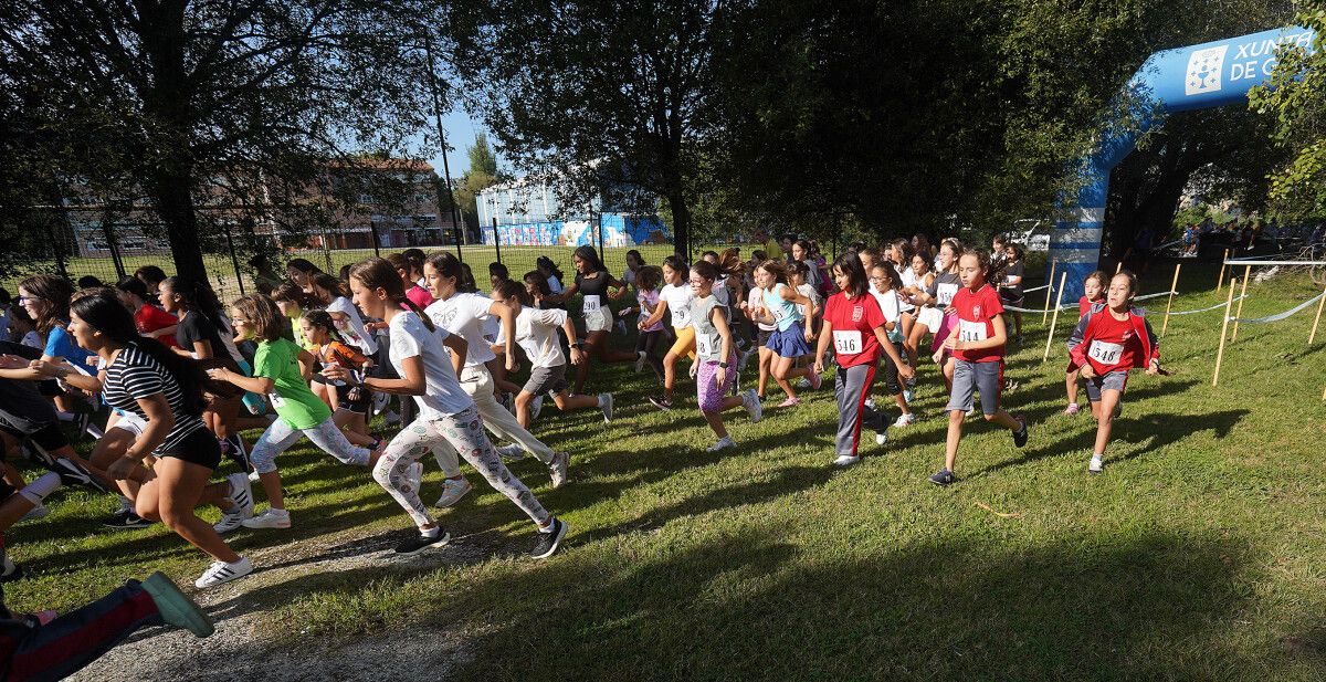 Campeonato Escolar Zonal de Campo a Través 2023 en la Illa das Esculturas