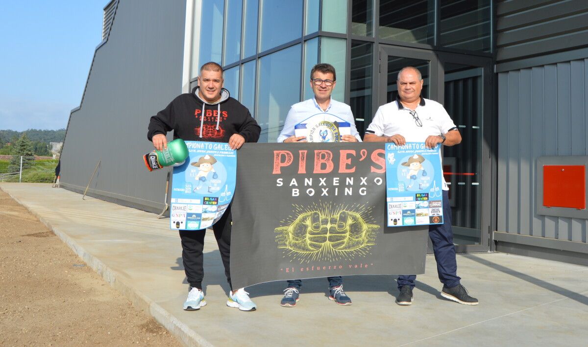 Presentación del Campeonato Gallego de Boxeo que se celebrará en Sanxenxo