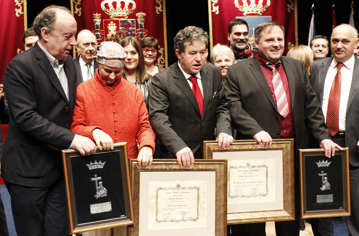 Entrega de los premios Cidade de Pontevedra a Jaime Dios y el Cine Club