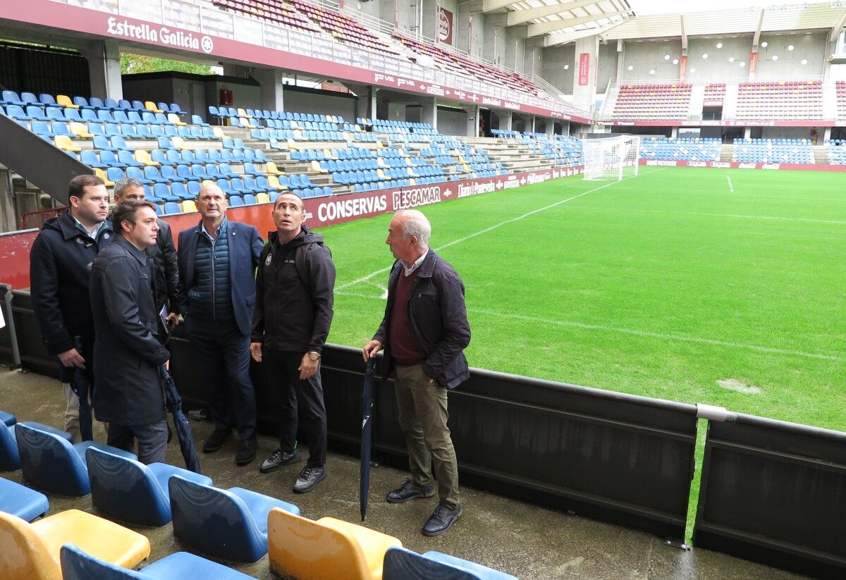 La RFEF inspecciona el Estadio Municipal de Pasarón de cara al España-Italia