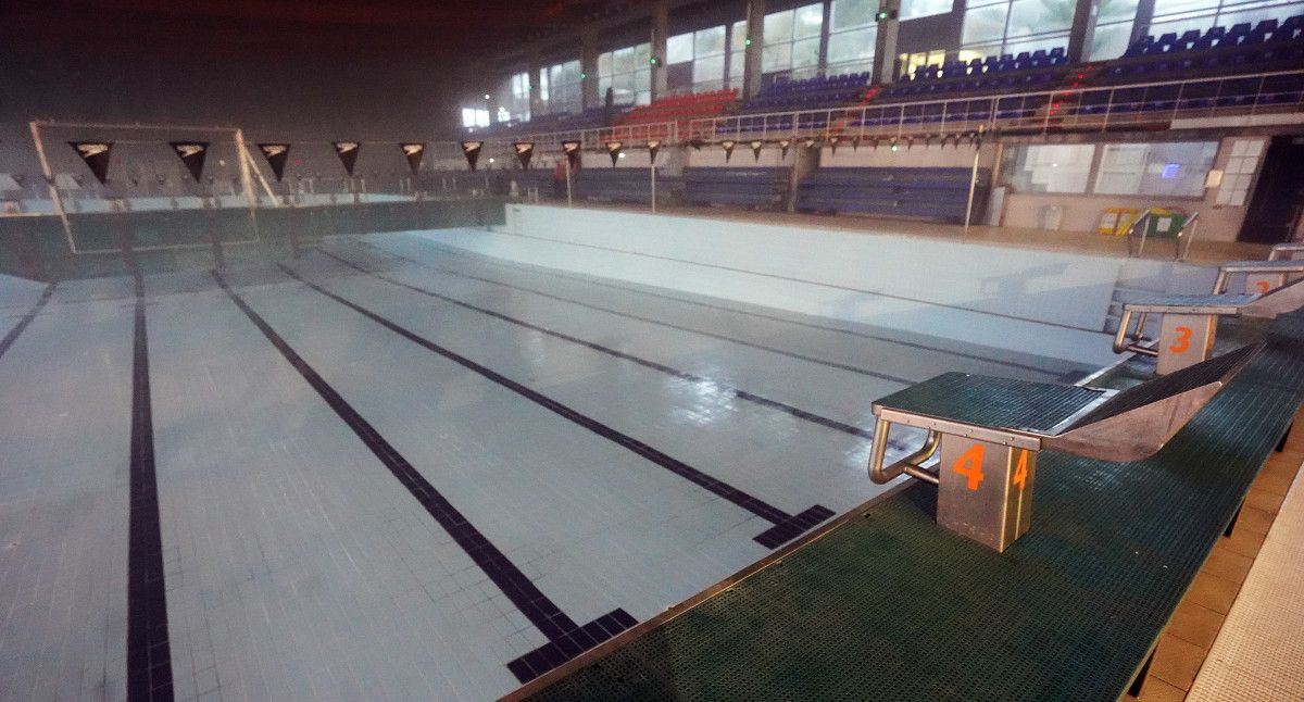 Piscinas do Complexo Deportivo Rías do Sur de Pontemuíños