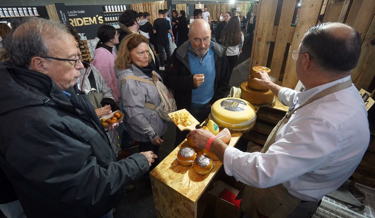 Expositores en la feria gourmet Etiqueta Negra