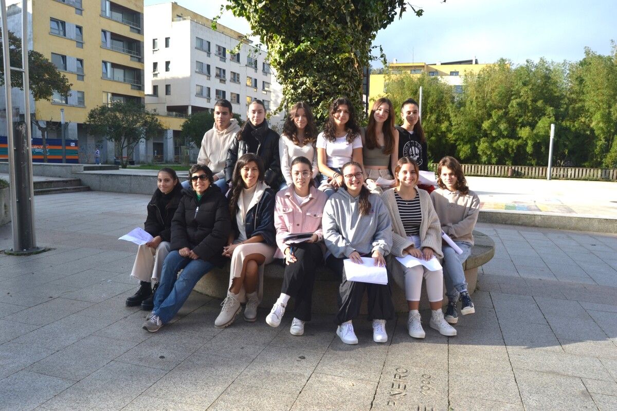 Alumnado de 4º da ESO do IES Johán Carballeira