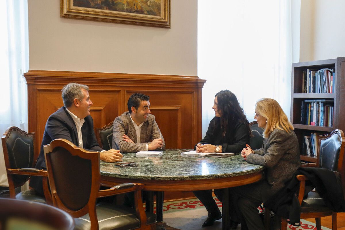 Rafa Domínguez, Luis López, Ángeles Tilve y Cruz Farto