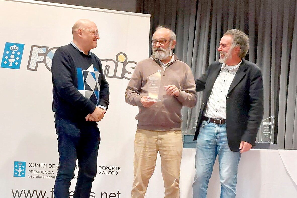 El Círculo Cultural Deportivo Sanxenxo, en la Gala del Tenis de la Federación Gallega