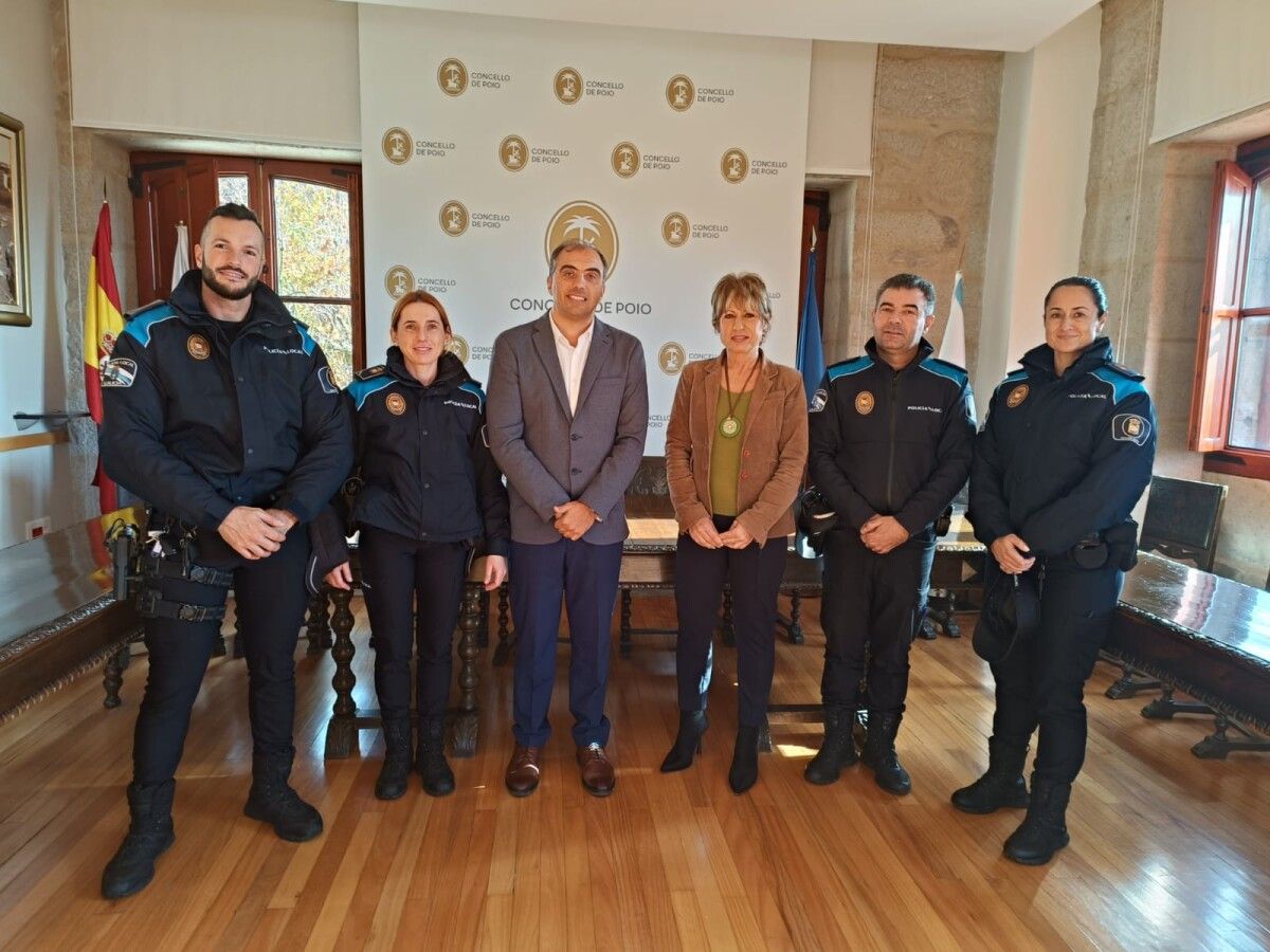 Incorporación de tres nuevos agentes a la Policía Local de Poio