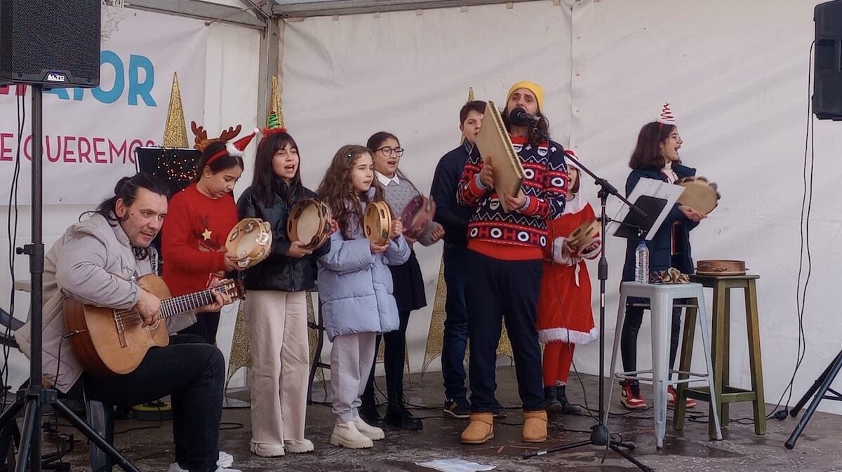 Una de las actividades navideñas en Soutomaior