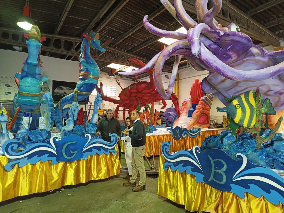 Carrozas de la Cabalgata de los Reyes Magos