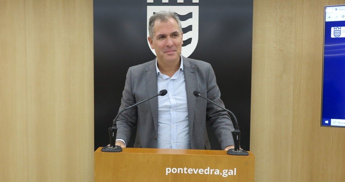 Rafa Domínguez, portavoz del grupo municipal del PP de Pontevedra