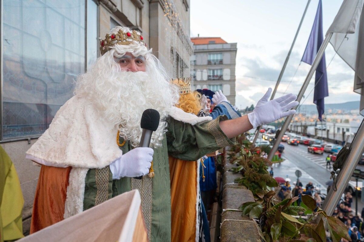 Los Reyes Magos en Marín