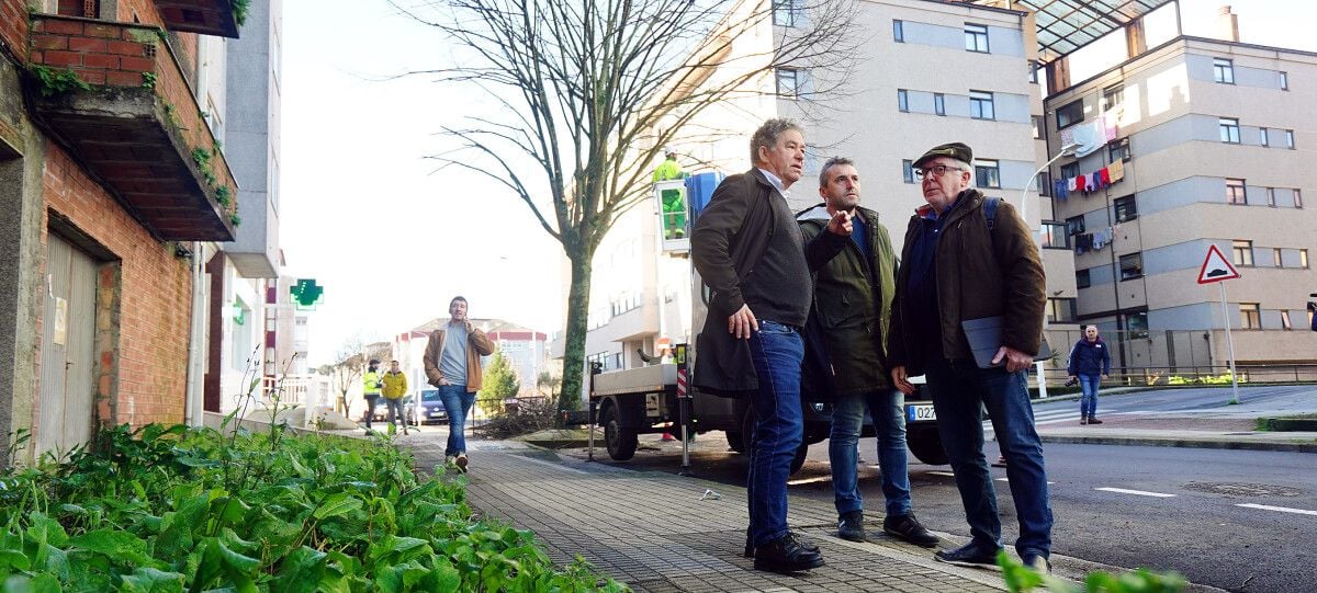 Miguel Anxo Fernández Lores, alcalde de Pontevedra, en Monte Porreiro