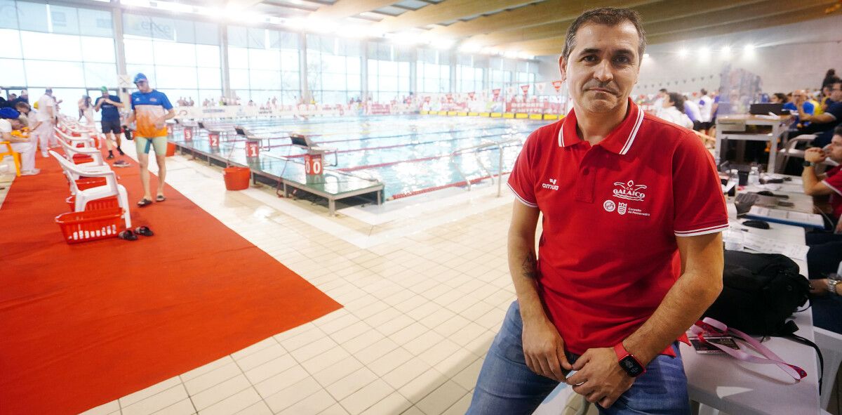 Alberto Castro, presidente del Club Natación Galaico