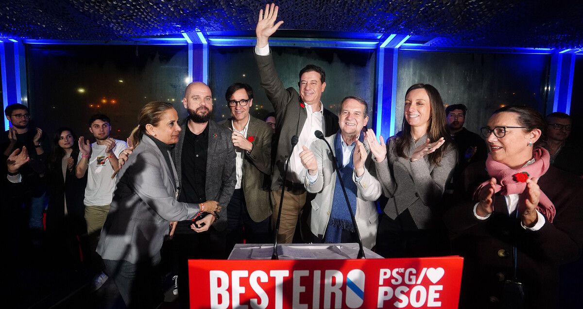 Mitin del PSdeG-PSOE en el Club Naval de Pontevedra