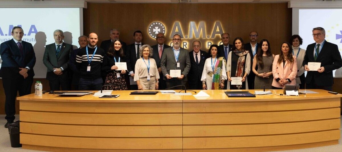 El presidente de la Fundación A.M.A., el Dr. Diego Murillo, ha presidido el acto de entrega de los X Premios Nacional Mutualista Solidario