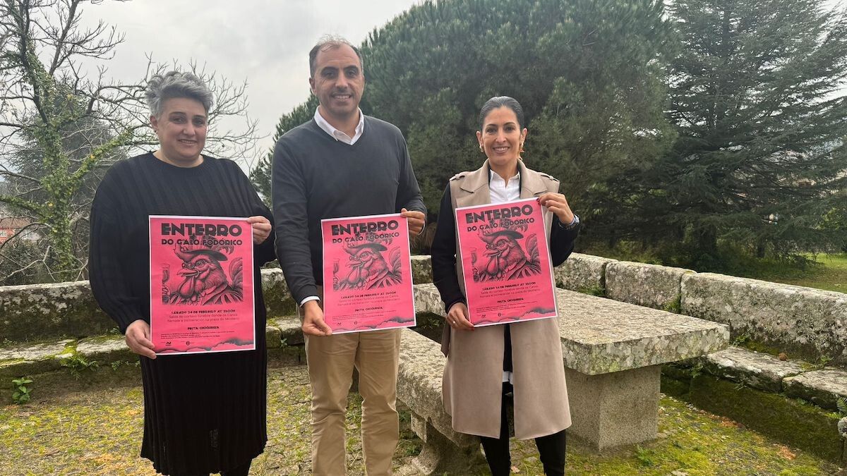 Presentación del entierro del Galo Fodorico