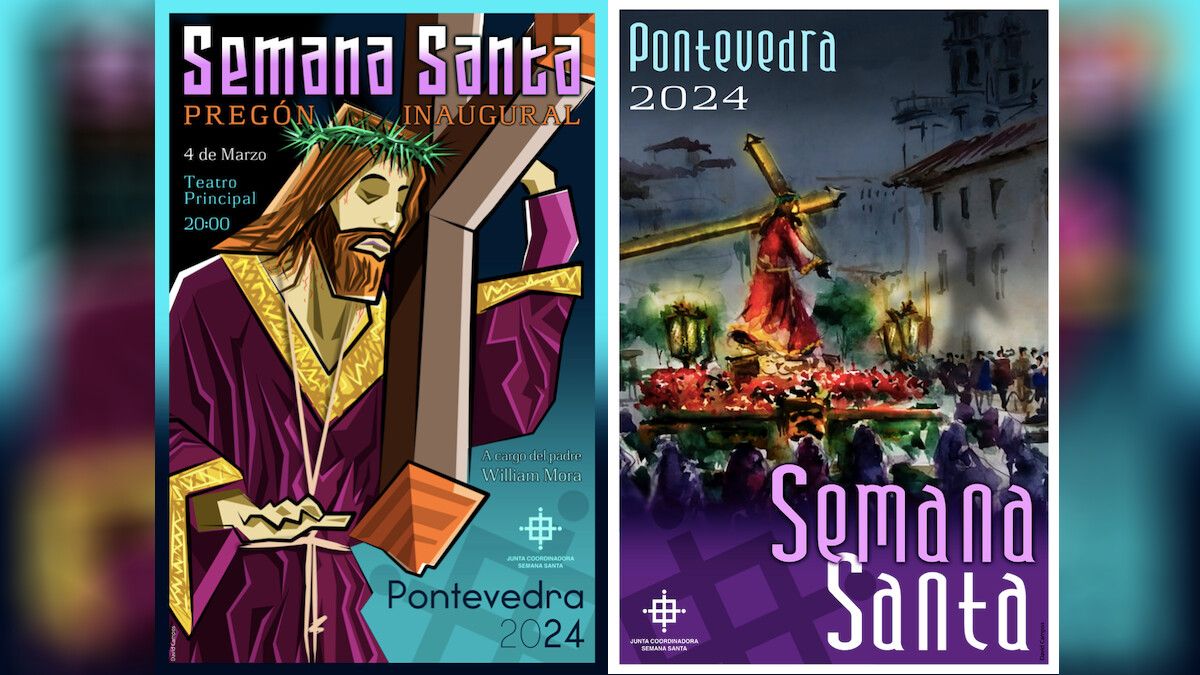 Carteis da Semana Santa de Pontevedra