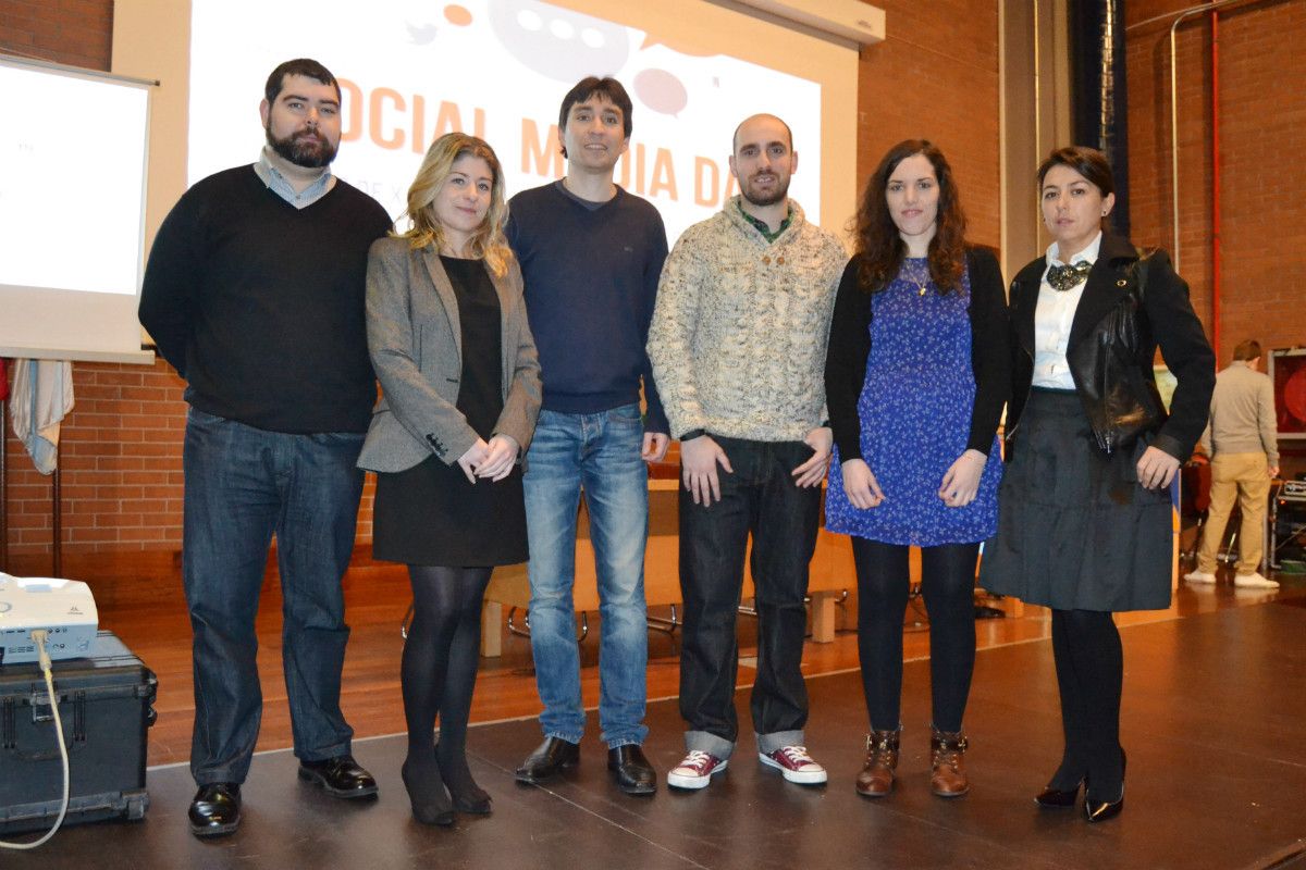 Ponentes de la primera edición del Social Media Day en Pontevedra