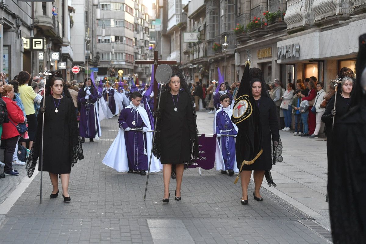 Procesión dos Pasos do Xoves Santo 2023 (Ana Gómez Mirón, 2ª pola esquerda)