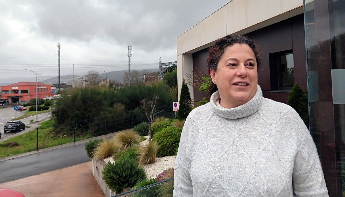 Montse Lamas, trabajadora en una funeraria