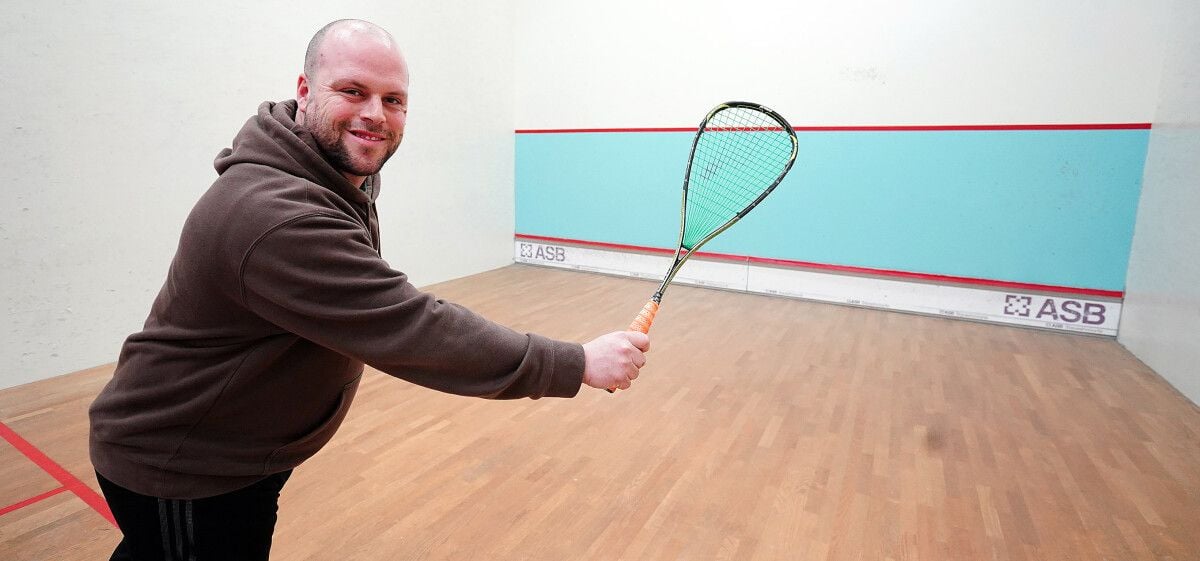 Damián Arosa, coordinador do Squash Rías Baixas