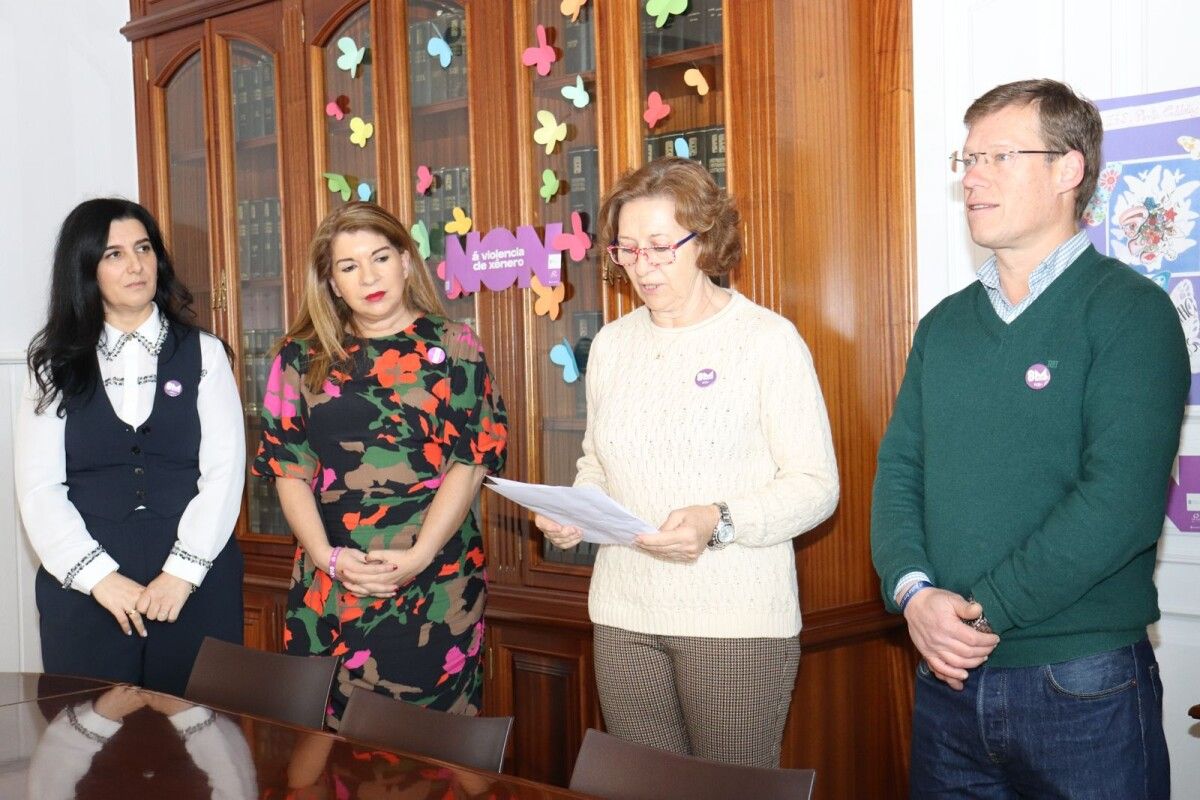 Acto institucional en A Lama por el Día Internacional de la Mujer 