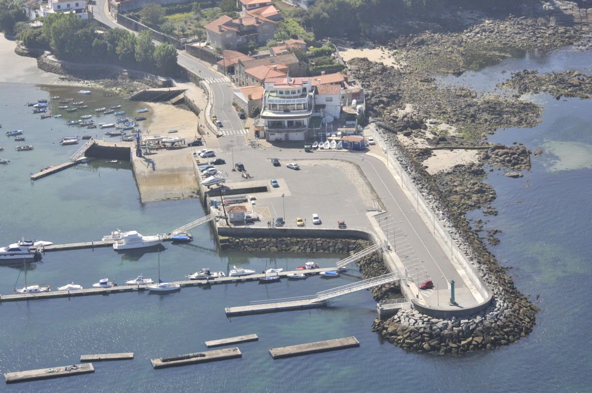 Puerto deportivo de Aguete en Marín