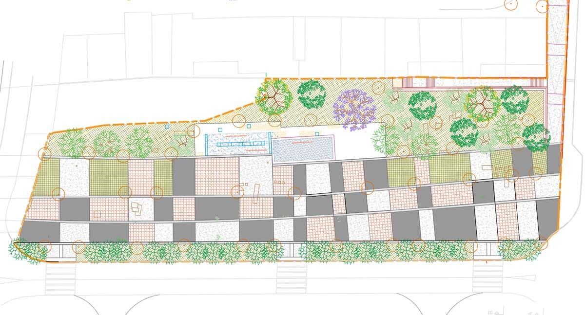 Proyecto definitivo del nuevo parque en la pasarela José Adrio