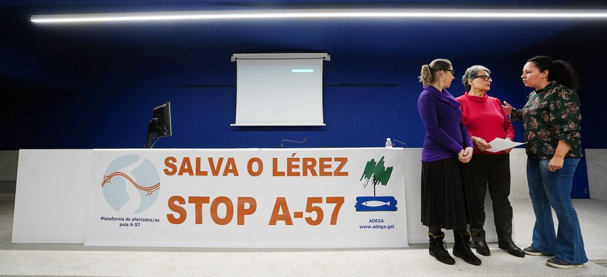 Presentación de la campaña 'Salva o Lérez. Stop A-57'