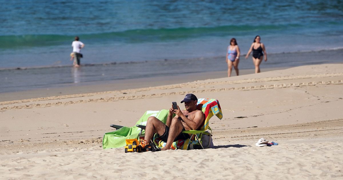 Xente na praia 