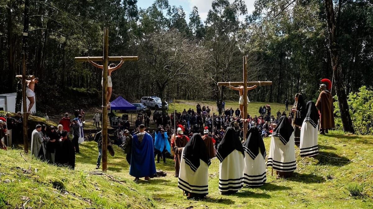 Representación da Paixón de Cristo na Semana Santa de Paradela