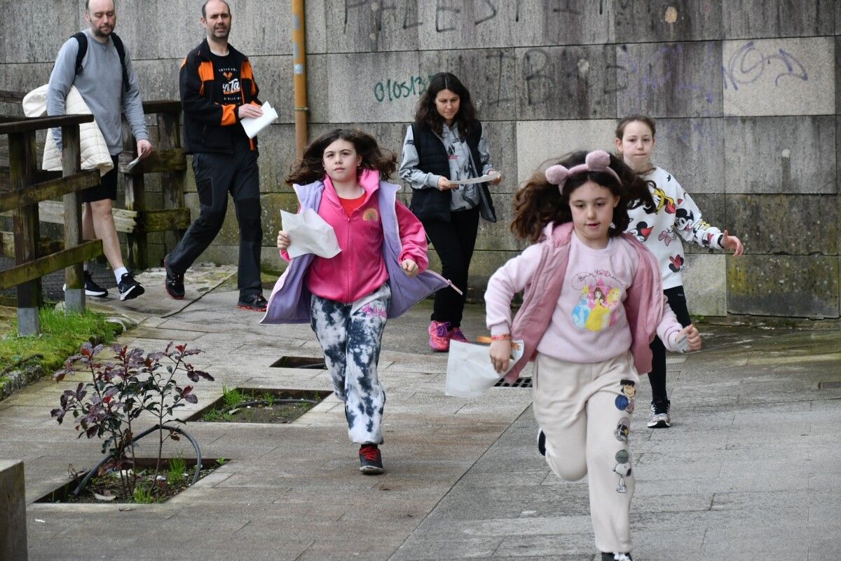 Primera carrera de orientación urbana celebrada por el Concello de Caldas de Reis