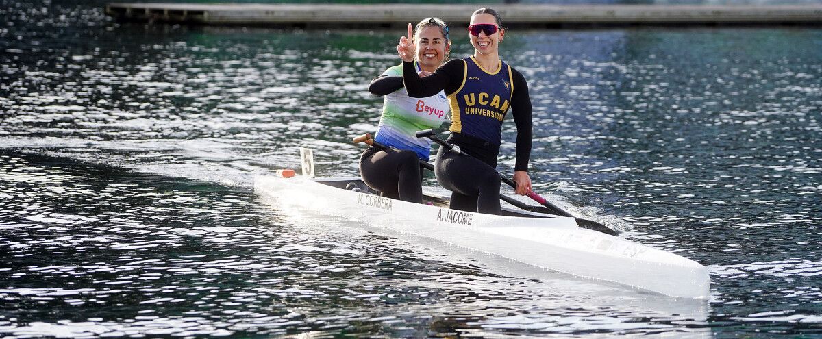 Antía Jácome e María Corbera festexan en Verducido a súa clasificación para París 2024