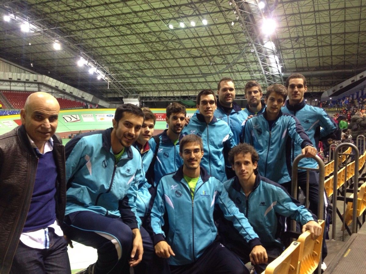 Equipo de la Gimnástica en la Copa del Rey 2015