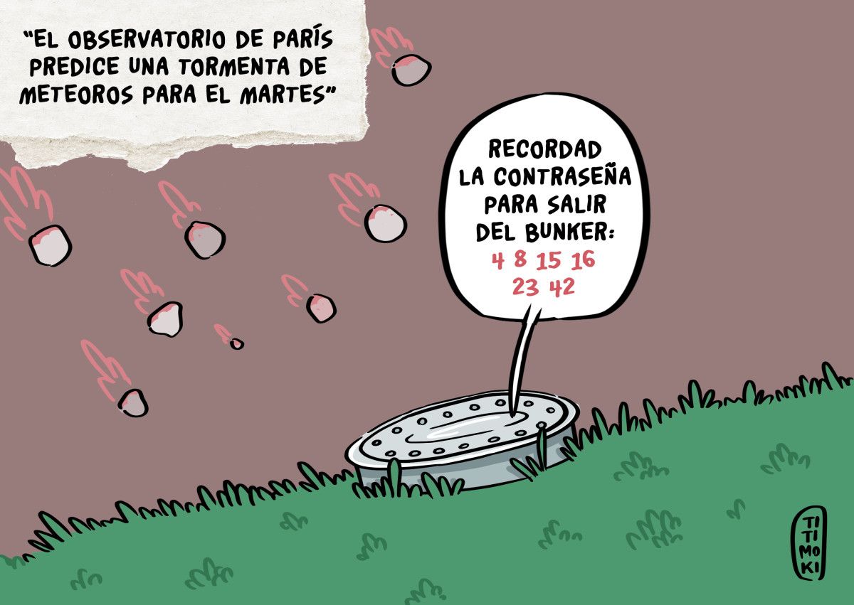 Agora, treboada de meteoritos