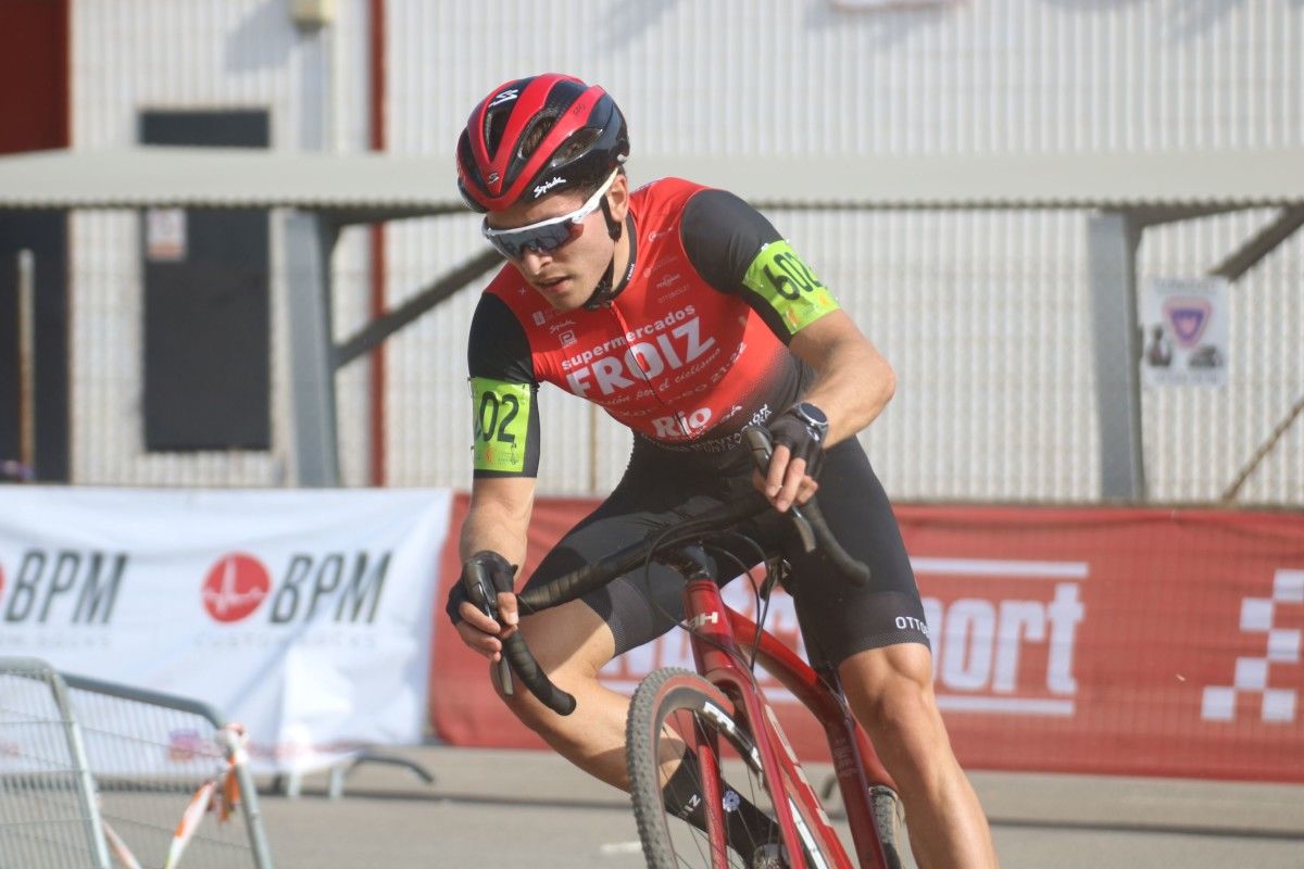 Miguel Rodríguez, na Copa de España de Ciclocrós en Les Franqueses en 2022