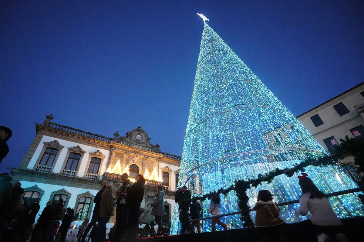 Iluminación de Nadal en Pontevedra