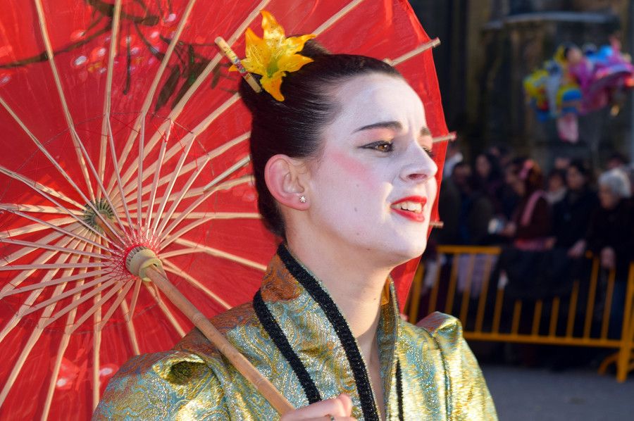 Desfile del sábado de Carnaval en Pontevedra