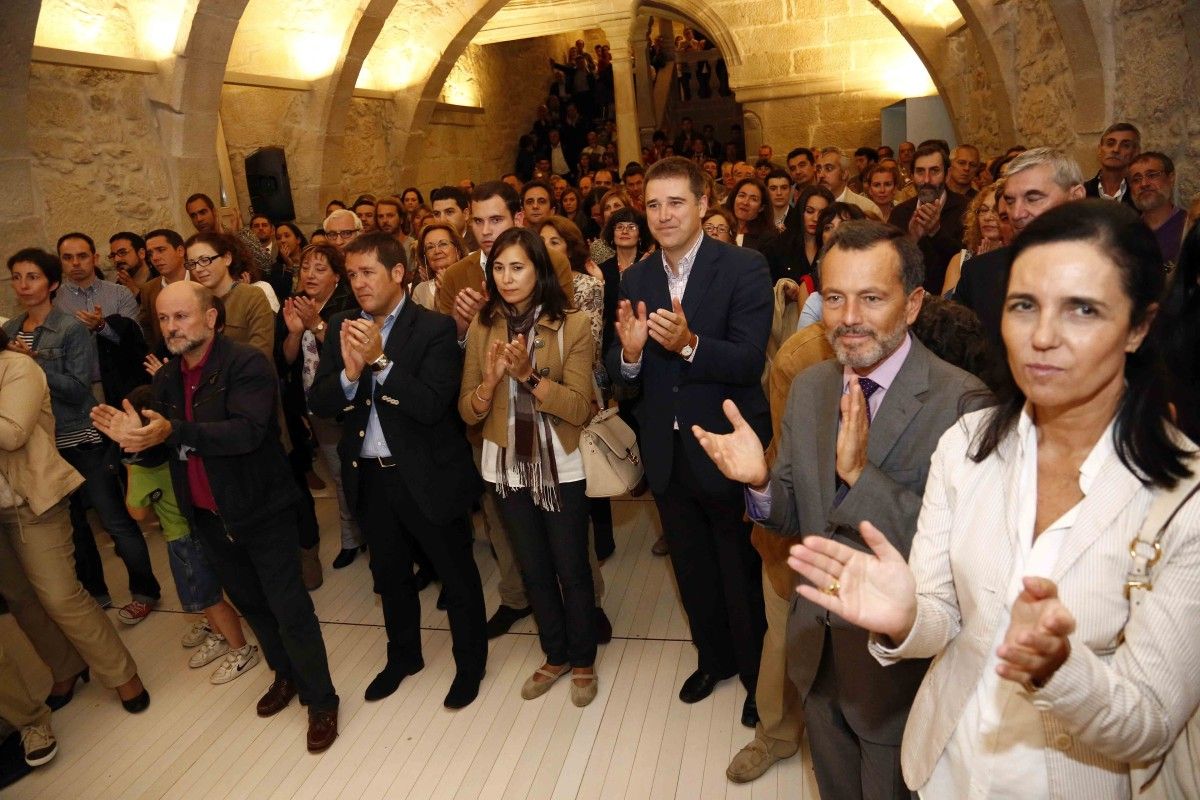 Asistentes ao acto de presentación de PontevedraViva o 1 de outubro no edificio Sarmiento