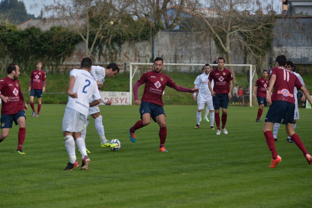 Partido entre Boiro y Pontevedra en Barraña