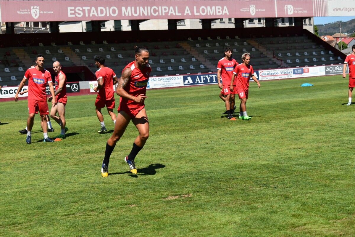 Primer entrenamiento del Arosa 23-24