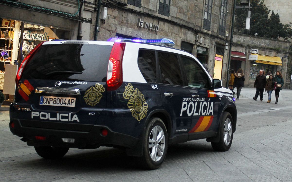 Patrulla de la Policía Nacional de Pontevedra