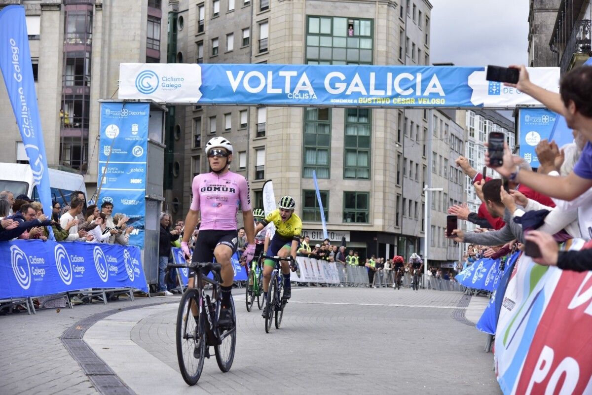 Nacho Cavia y Martín Rey en la Volta a Galicia 2023