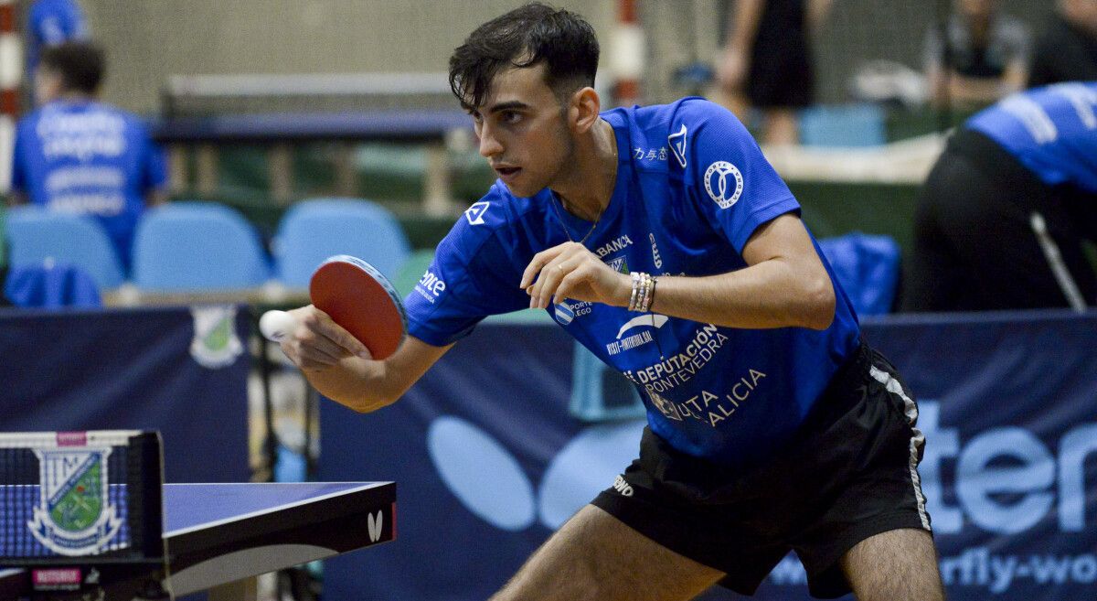 Martín Betancor, en el enfrentamiento de Superdivisión entre Monte Porreiro y Collado Mediano