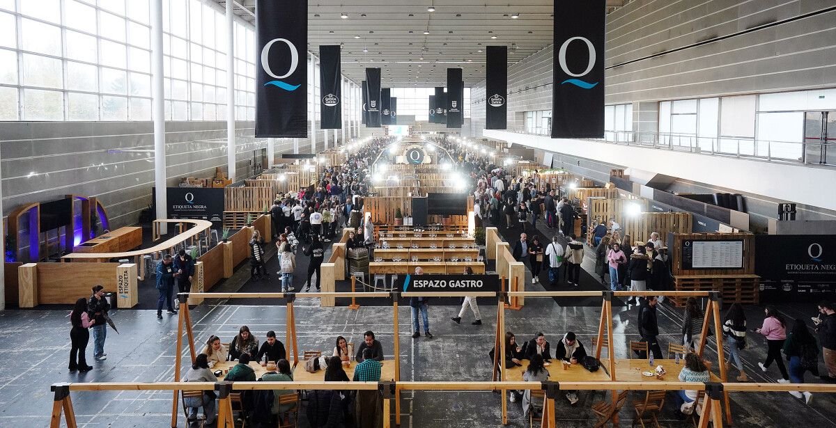 Expositores en la feria gourmet Etiqueta Negra