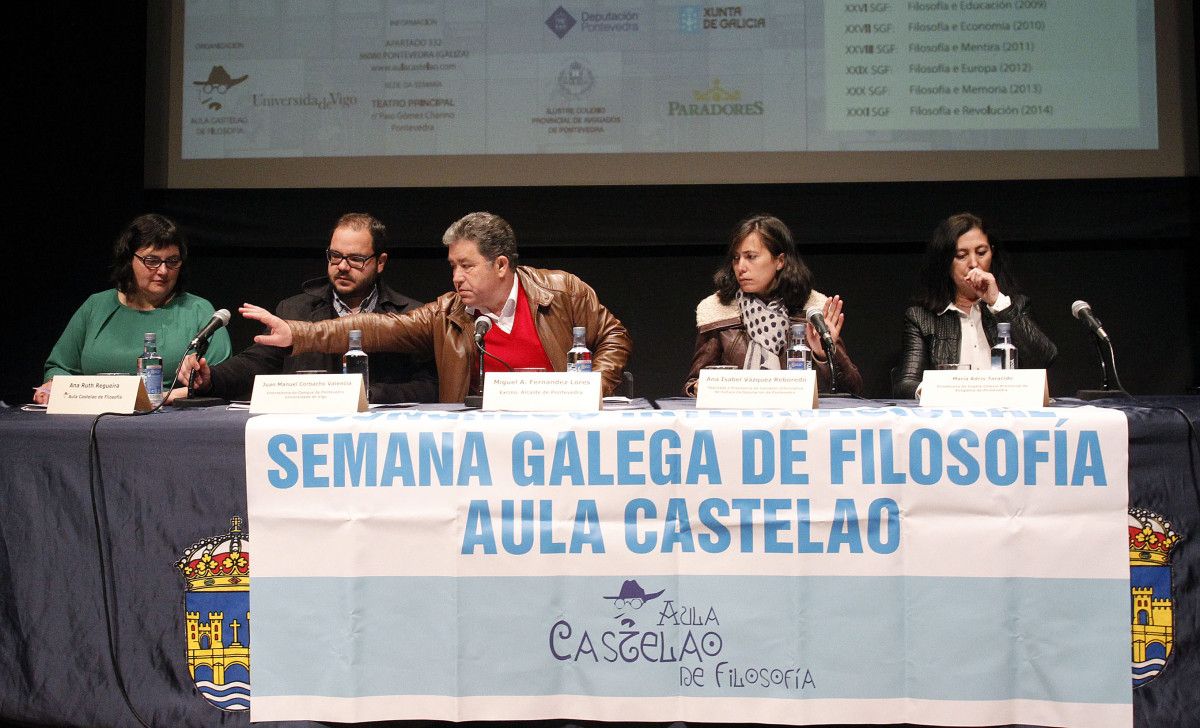 Acto inaugural de la XXXII Semana Galega de Filosofía