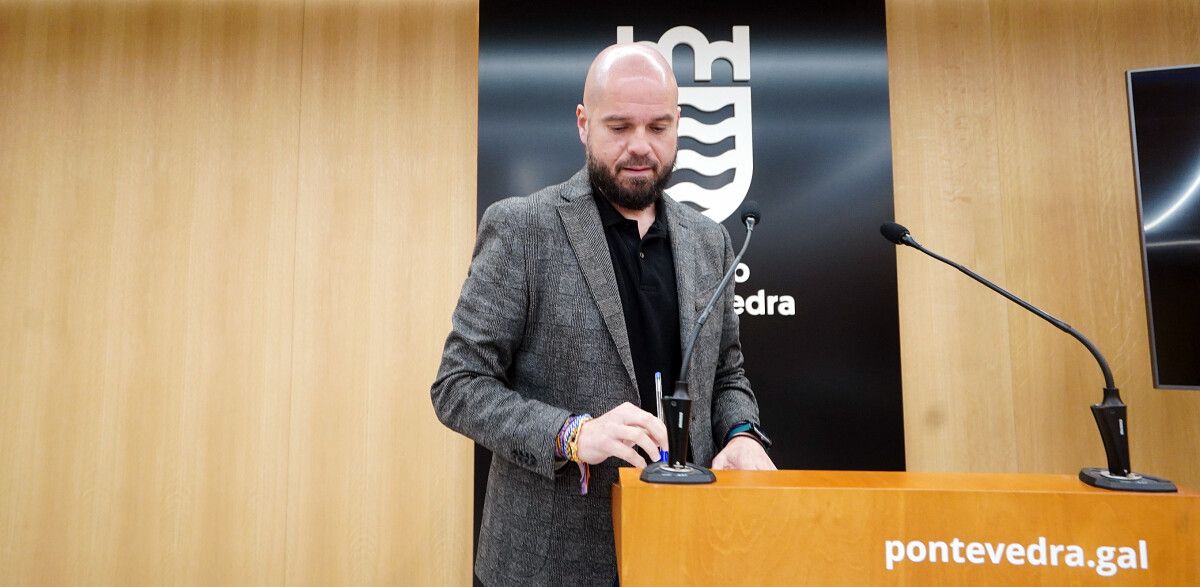 Iván Puentes, voceiro municipal do PSOE en Pontevedra