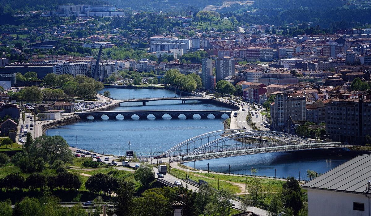 Vista da cidade de Pontevedra