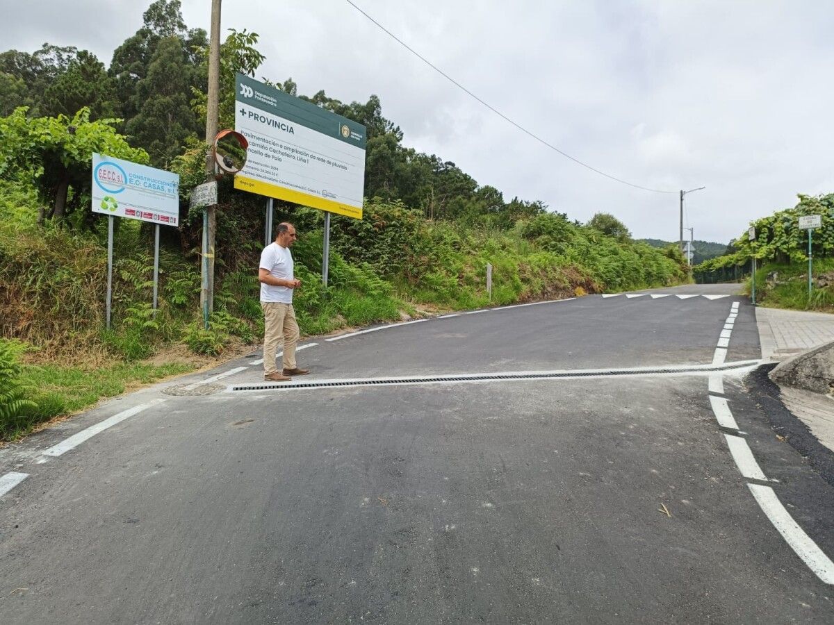 Camiño Cachafeiro en Xuviño, Poio