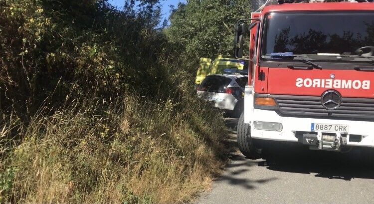 Fue necesaria la intervención de los Bomberos para rescatar a la persona herida